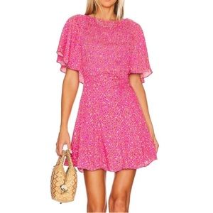 Free People Florence Floral Mini Dress Large